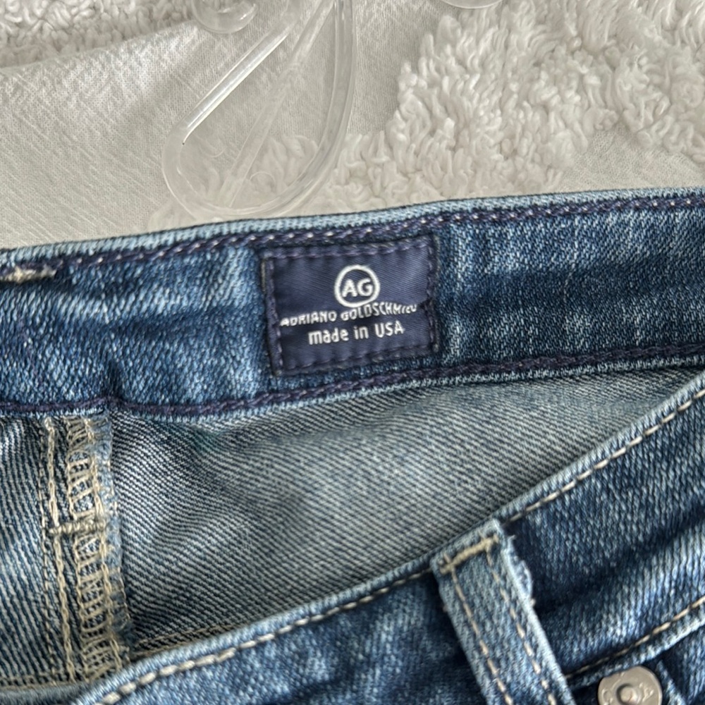 AG Adriano Goldschmied The Stilt Roll-Up Women's Blue Jeans 30R - Picture 8 of 9